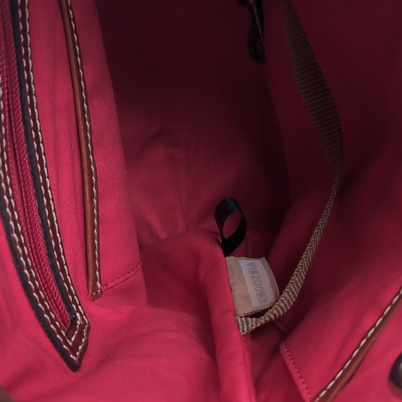 Dooney & Bourke Tassel Front Bucket Bag Aimee In Geranium Pink 💕NWT - Picture 6 of 16